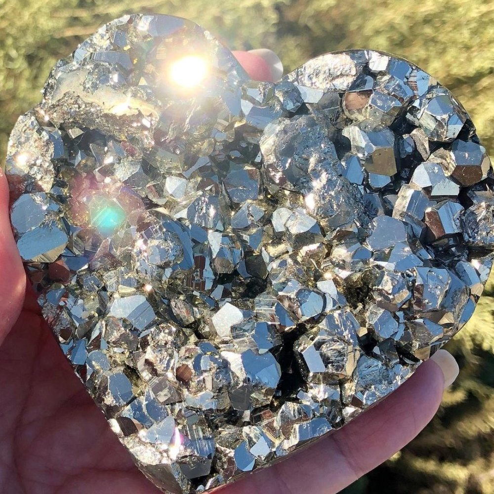 Super long strand of Pyrite Necklace!